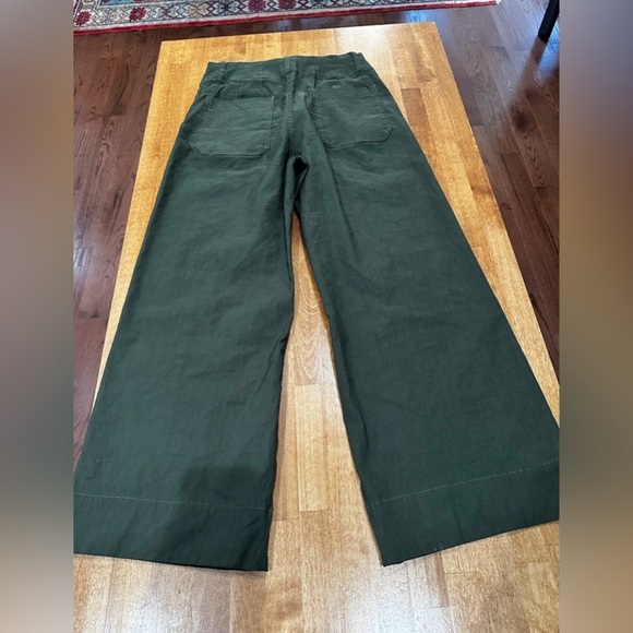 Anthropologie Maeve The Colette Cropped Wide-Leg Pants: Magic Fabric Edition - Picture 4 of 5